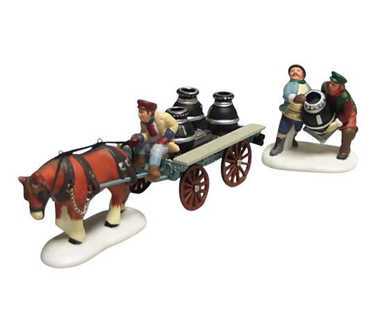 Department 56 - New England Village - A New Potbellied Stove For Christmas