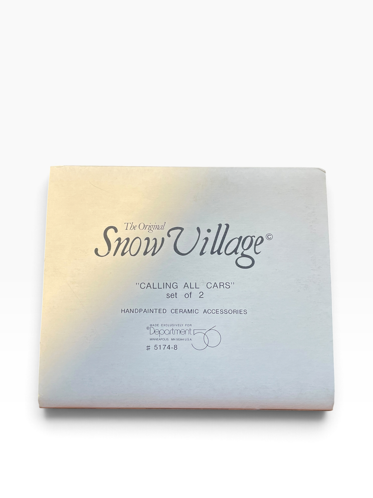 Department 56 - Snow Village - Calling All Cars