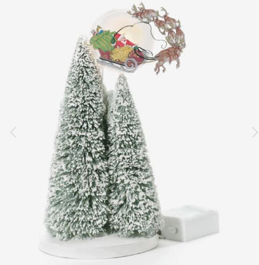 Department 56 - Village Accessories - Santa By The Light Of The Moon
