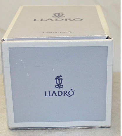Lladro - Angel Playing Harp Porcelain Figurine