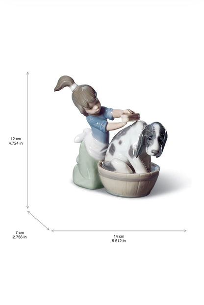 Lladro - Bashful Bather - Porcelain Figurine