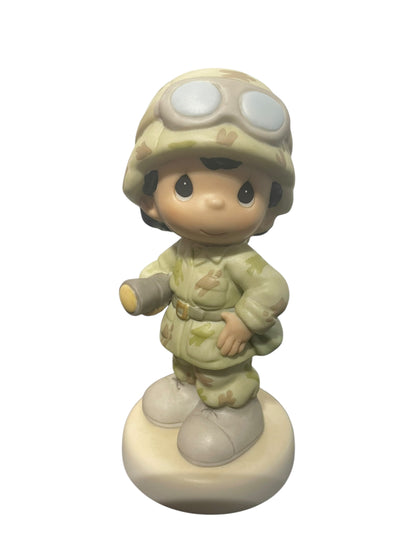 I'm Proud To Be An American  - Army - Precious Moment Figurine