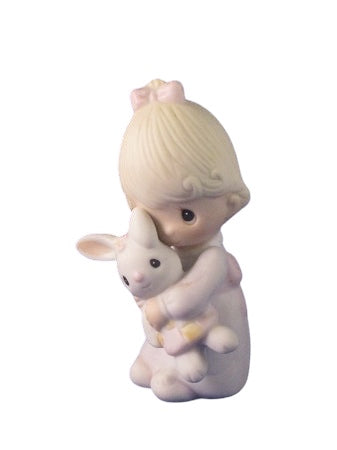 Jesus Loves Me - Girl - Precious Moment Figurine E9279