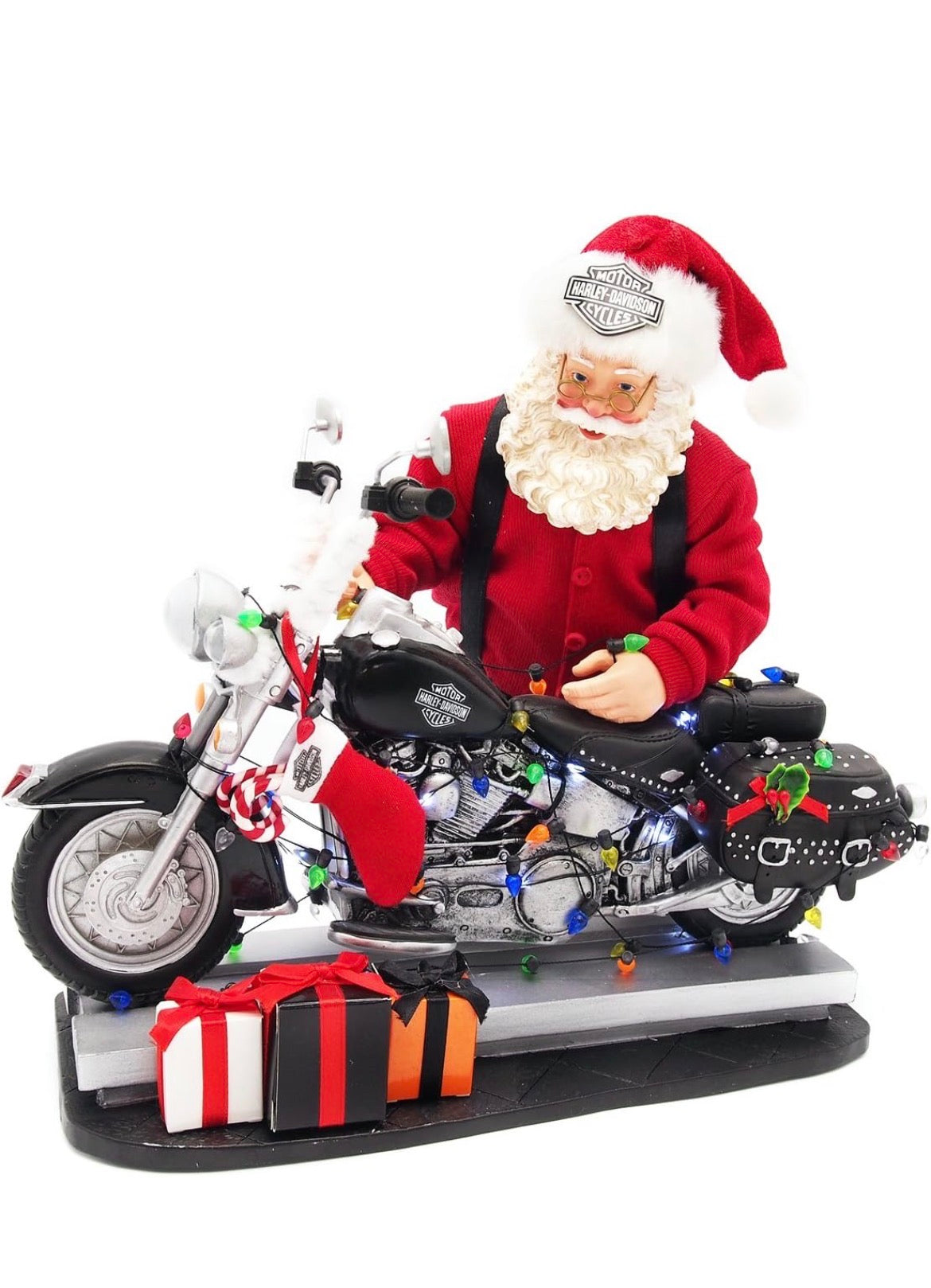 Department 56 - Possible Dreams Clothtique - Light Up The Night - Harley-Davidson®