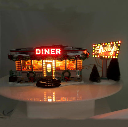 Department 56 - Snow Village - Shelly's Diner