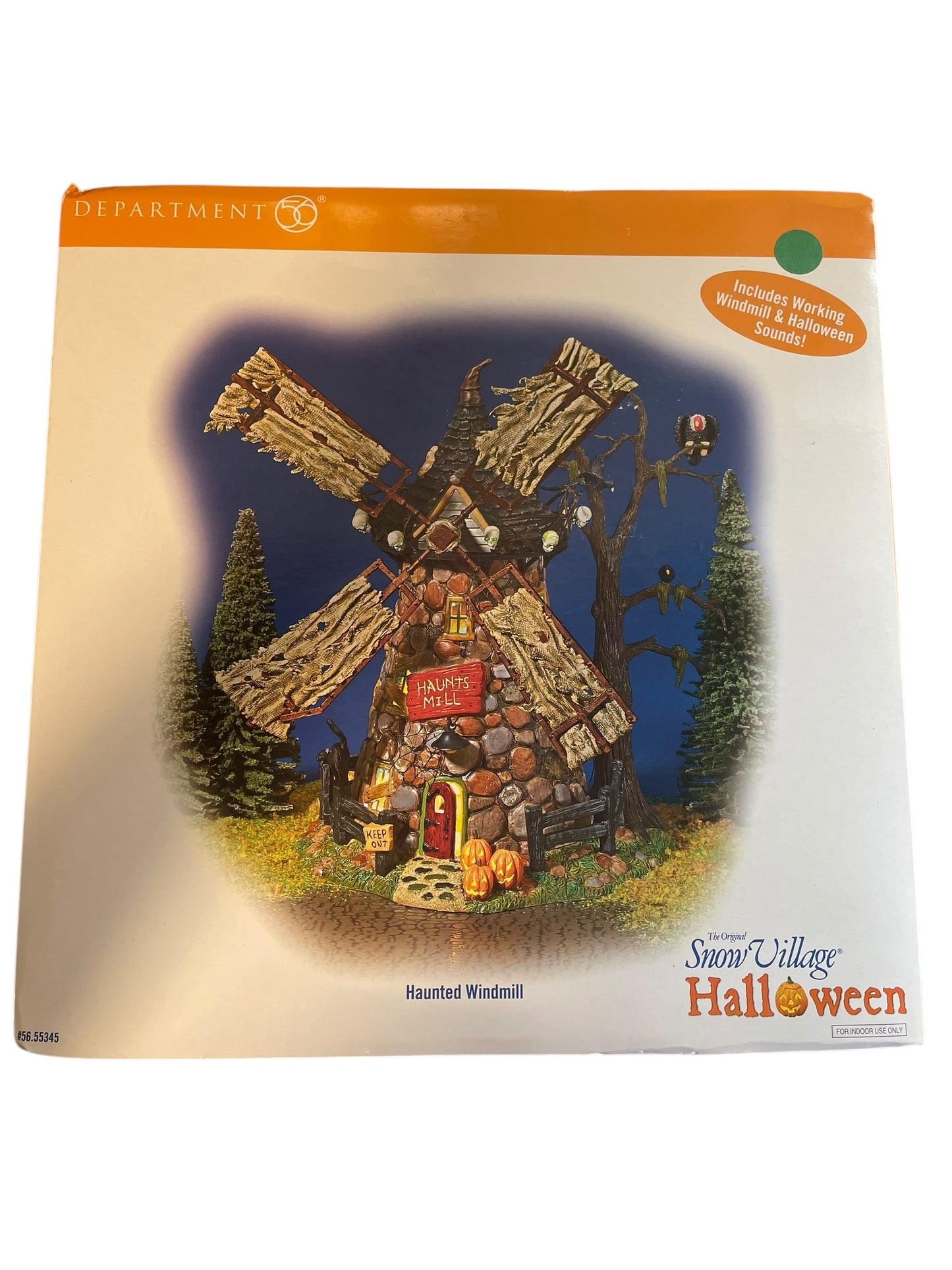 Department 56 - Snow Village Halloween - Haunted Windmill