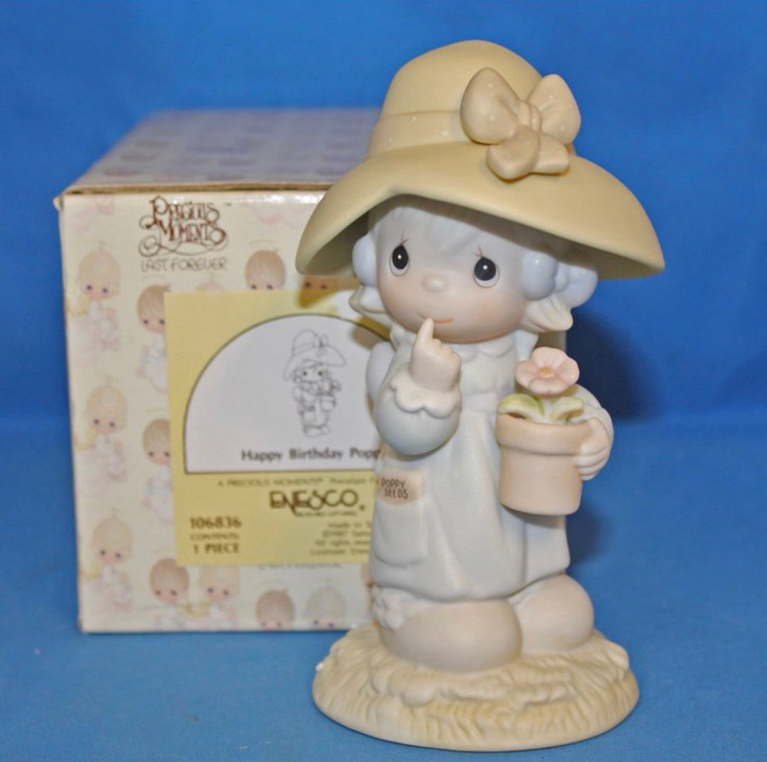 Happy Birthday, Poppy - Precious Moment Figurine