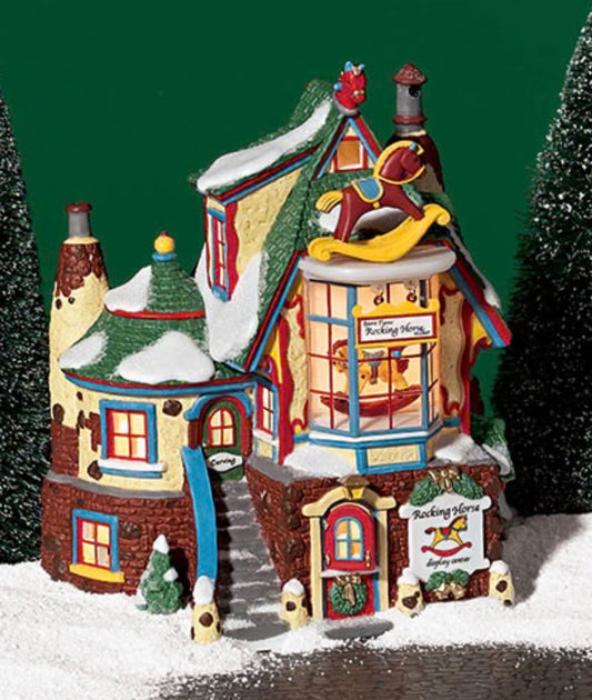 Department 56 - North Pole Village - Bjorn Turoc Rocking Horse Maker