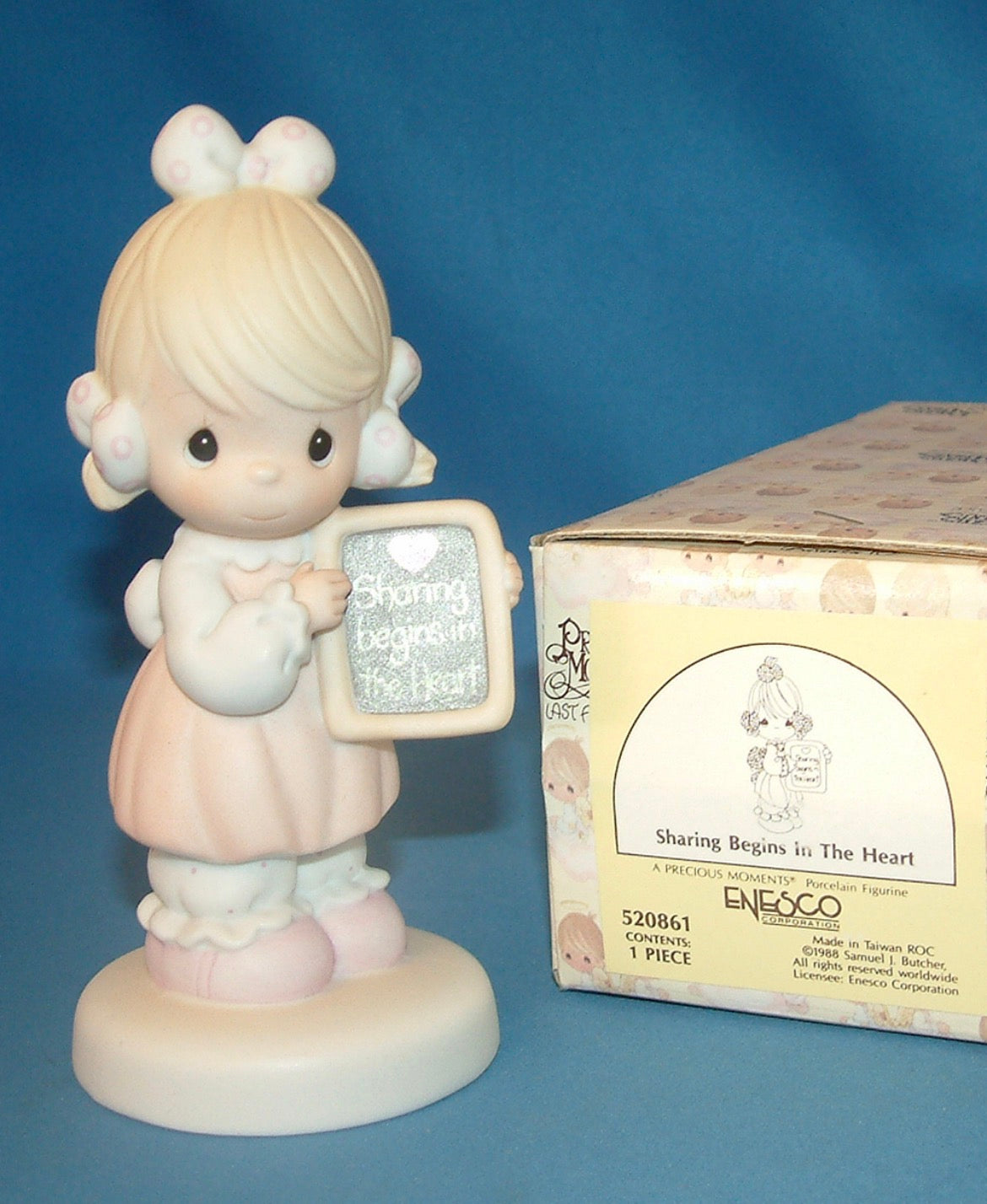 Sharing Begins In The Heart - Precious Moment Figurine