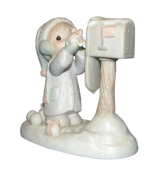 I'm Sending You A White Christmas - Precious Moment Figurine