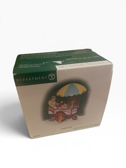 Department 56 - Christmas In The City - Pretzel Cart