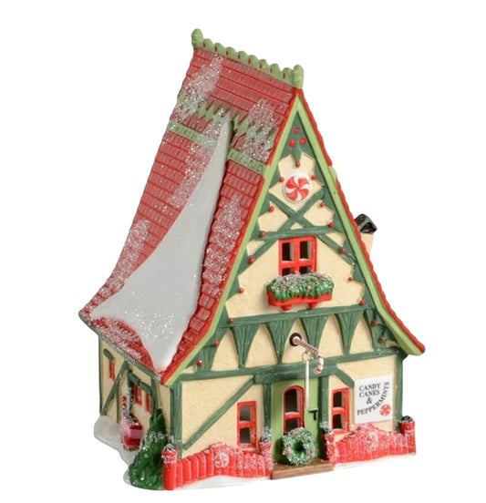 Department 56 - North Pole Village - Candy Cane & Peppermint Shop