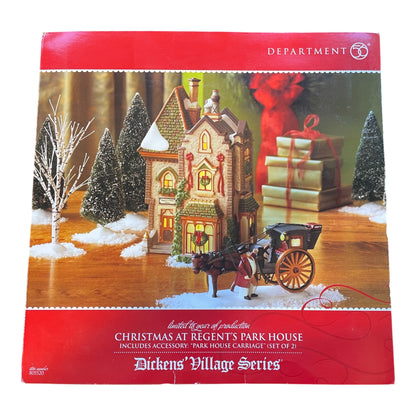 Department 56 - Dickens Village - Christmas At Regent's Park House