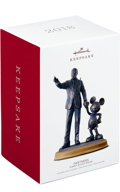 Hallmark 2018 Keepsake Ornament - Partners (Disney Mickey Mouse)