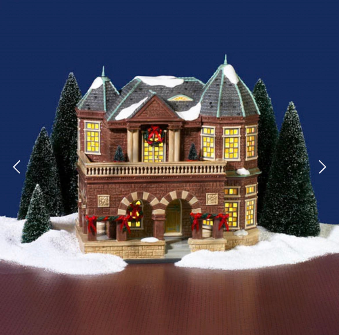 Department 56 - Snow Village - Richardsonian Romanesque House