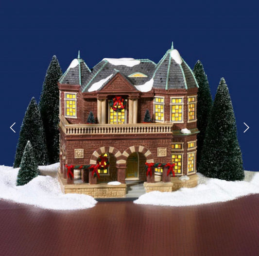 Department 56 - Snow Village - Richardsonian Romanesque House