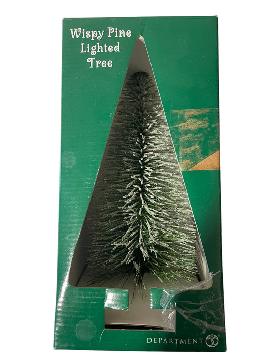 Department 56 - Village Accessories - Wispy Pine Lighted Tree 10"