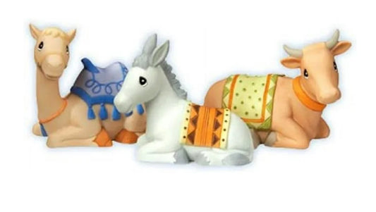 Camel, Donkey, and Cow - Precious Moment Mini Nativity Additions