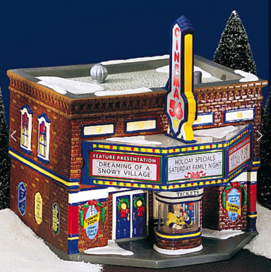 Department 56 - Snow Village - Cinema 56