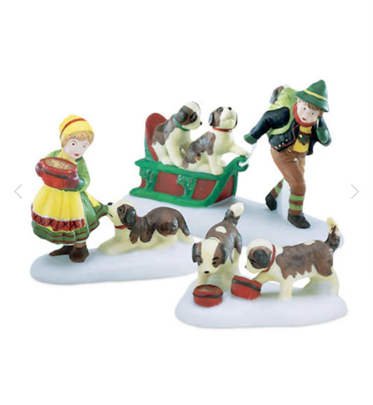 Department 56 - Alpine Village - A New Batch Of Christmas Friends