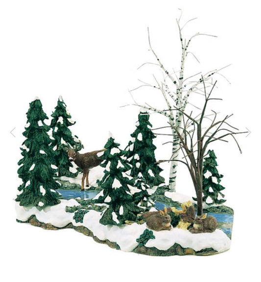 Department 56 - Village Accessories - Woodland Animals At Mill Creek