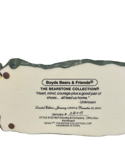 Boyd's Bears Bearstone - Dorothy & Company...Off to see the Wizard #227807