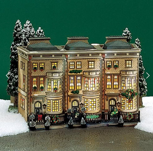Department 56 - Dickens Village - Mulberrie Court Brownstones