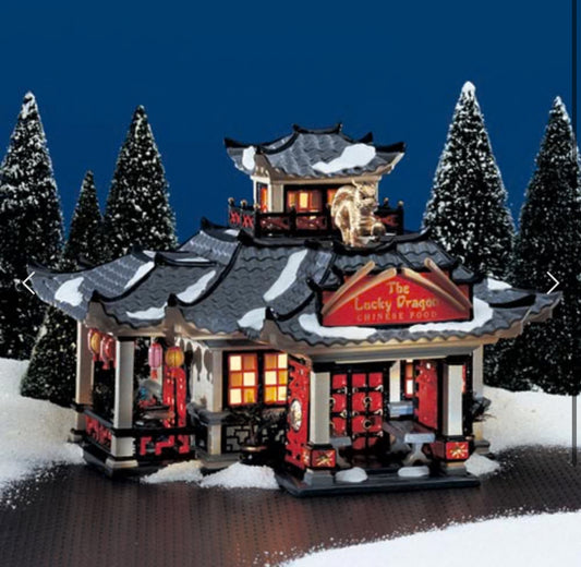 Department 56 - Snow Village - Lucky Dragon Restaurant