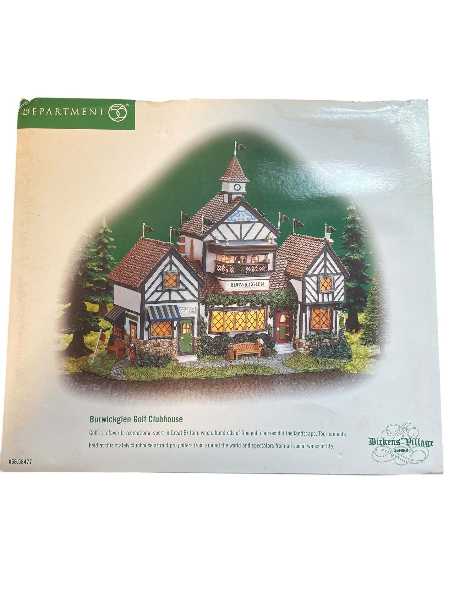 Department 56 - Dickens Village - Burwickglen Golf Clubhouse