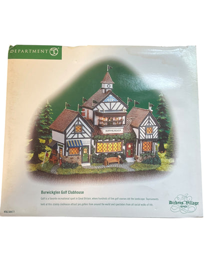 Department 56 - Dickens Village - Burwickglen Golf Clubhouse