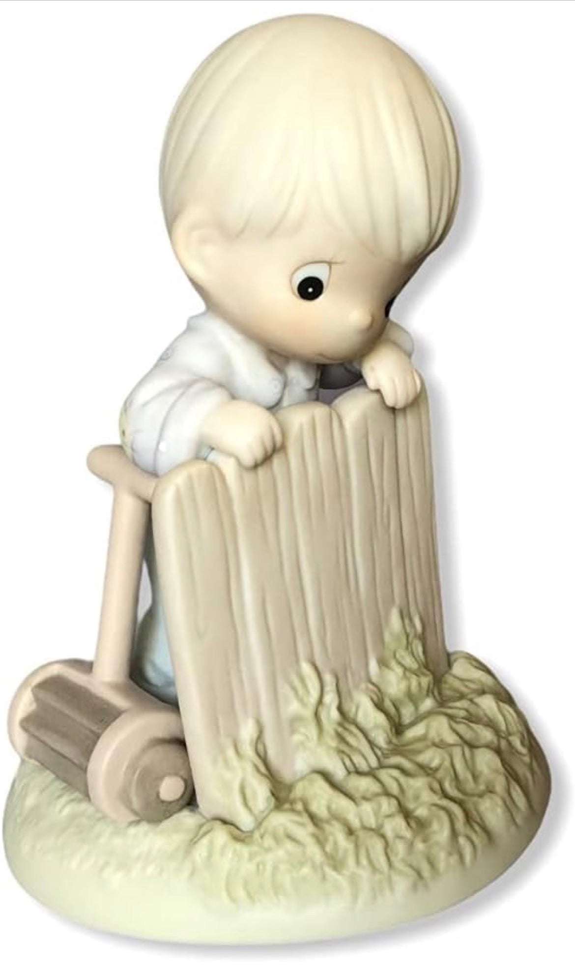 It May Be Greener But It's Just As Hard To Cut - Precious Moment Figurine