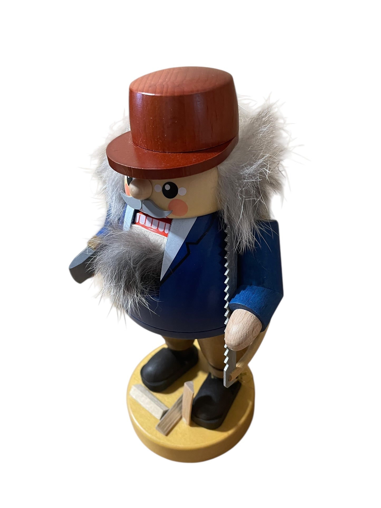 Richard Glasser 8" Nutcracker Erzgebirgische Volkskunst - Woodsman