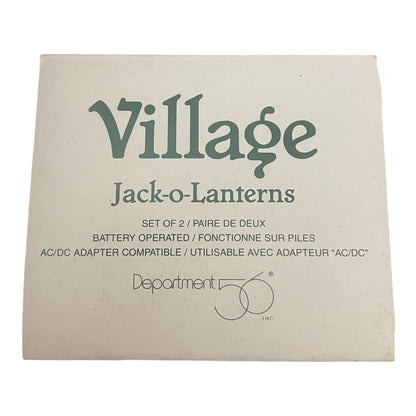 Department 56 - Halloween - Village Jack-O-Lanterns
