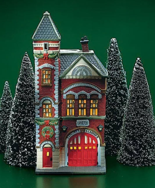 Department 56 - Christmas In The City - Red Brick Fire Station
