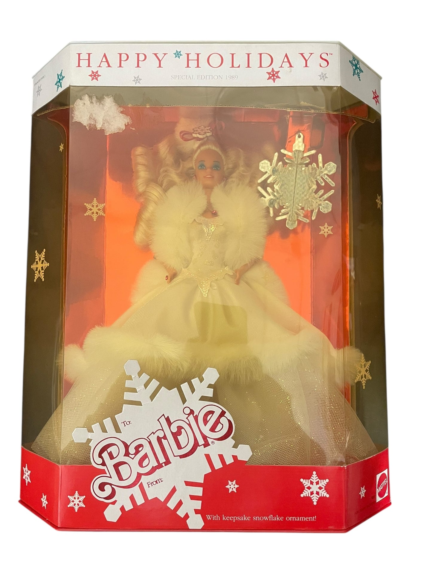Mattel® Happy Holidays Barbie® Doll Christmas 1989 - Special Edition