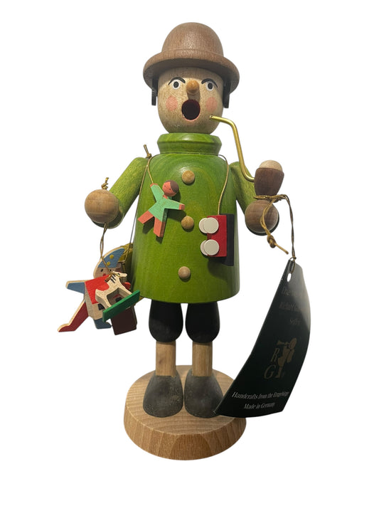 Erzgebirgische Volkskunst - Toymaker 7" Mini Incense Smoker