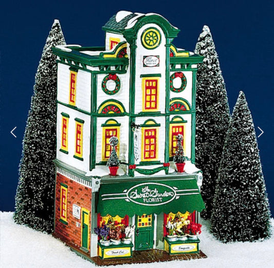 Department 56 - Snow Village - The Secret Garden Florist