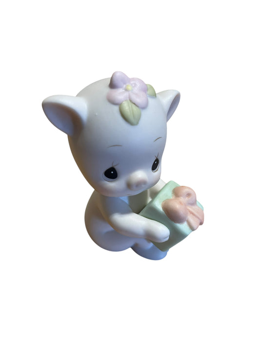 Oinky Birthday - Precious Moment Figurine