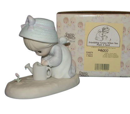 Friendship Grows When You Plant A Seed - Precious Moment Figurine