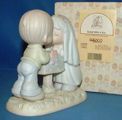 Sealed With A Kiss - Precious Moment Figurine