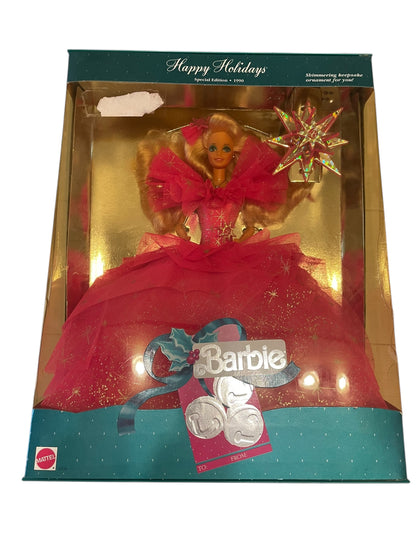 Mattel® Happy Holidays Barbie® Doll Christmas 1990 - Special Edition