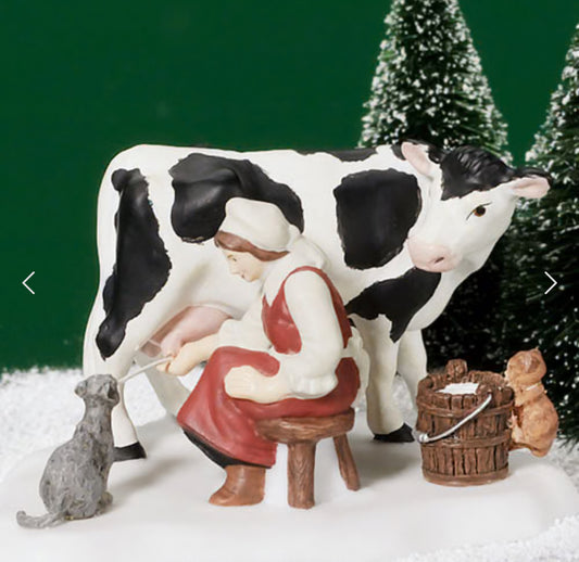 Department 56 - New England Village - Milking The Cow