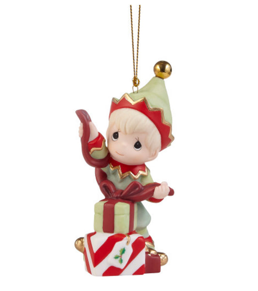 Fill Your Holidays With Special Surprises - Annual Elf Precious Moments Ornament