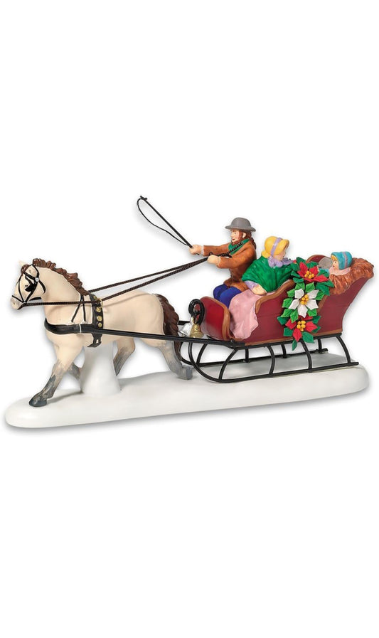 Department 56 - New England Village - Family Sleigh Ride