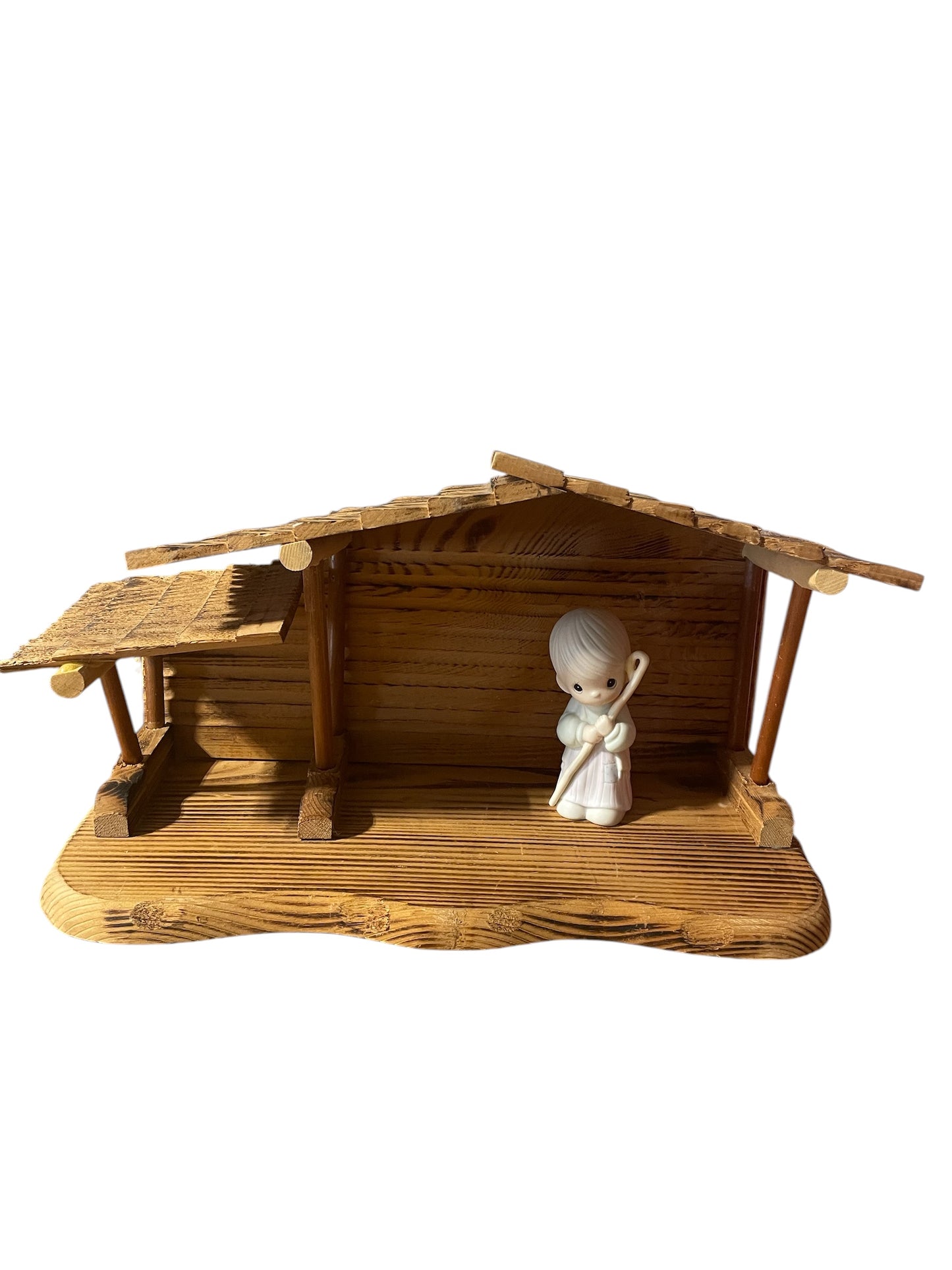 Wooden Creche for Nativity