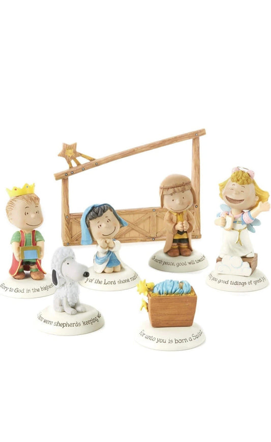 Hallmark - Peanuts® Nativity , Set of 7