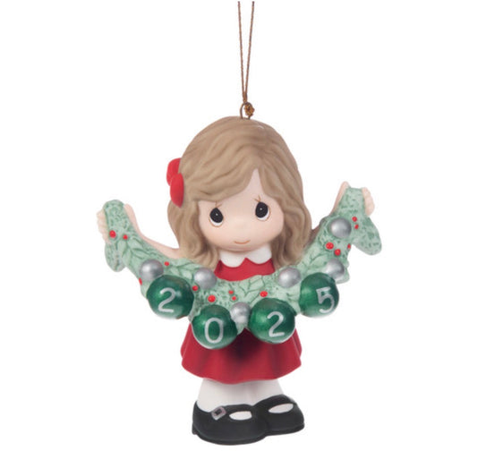Deck the Halls - 2025 Dated Annual Precious Moment Ornament