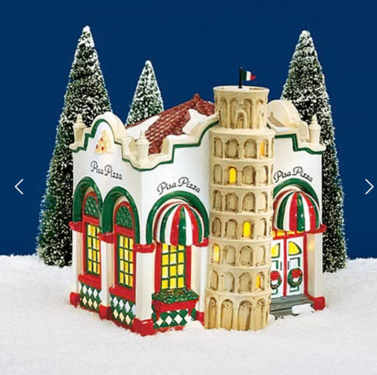 Department 56 - Snow Village - Pisa Pizza