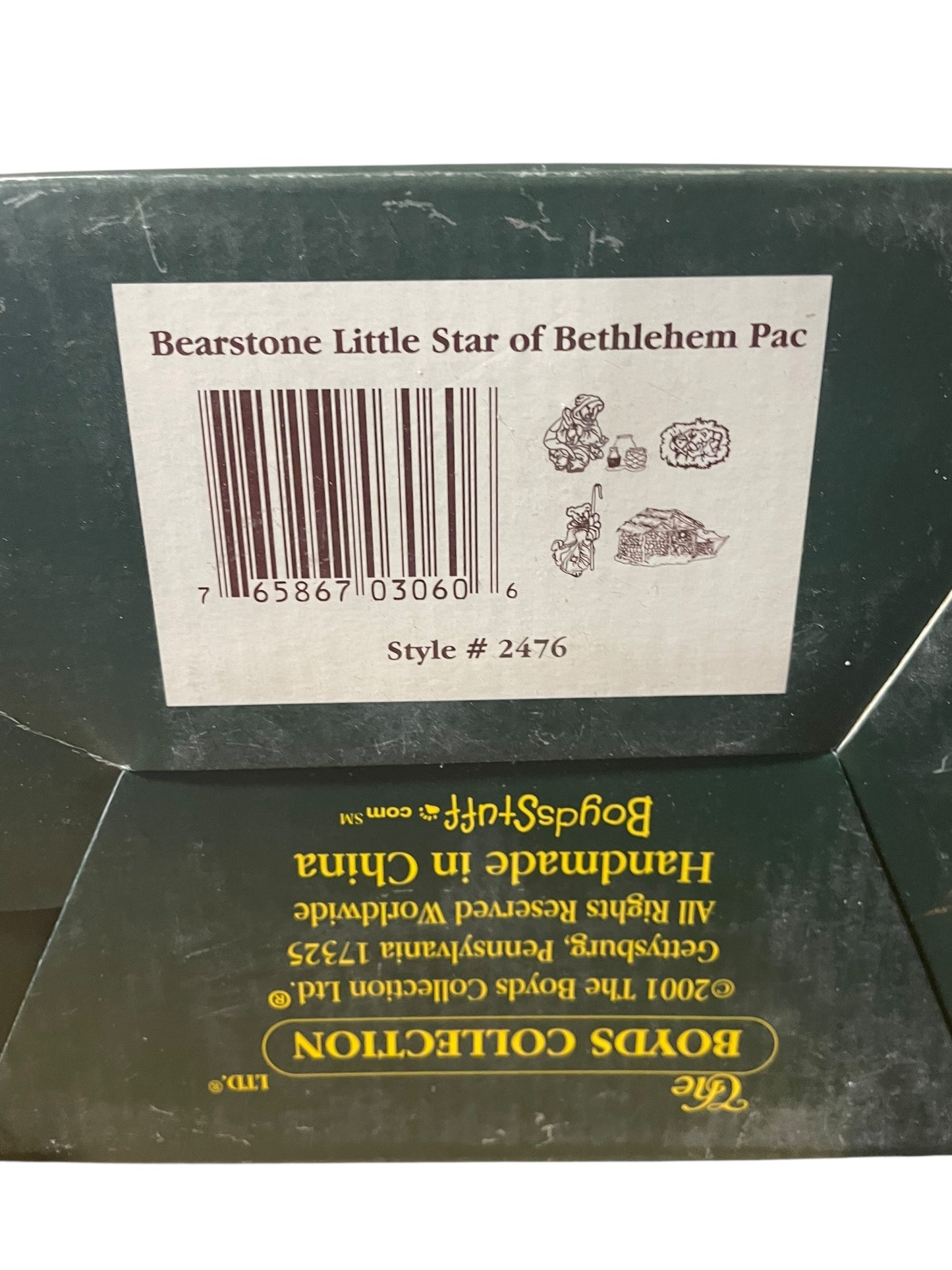 Boyd's Bears Bearstone - Little Star of Bethleham Nativity Set of 8