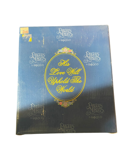 His Love Will Uphold The World - Precious Moment Figurine